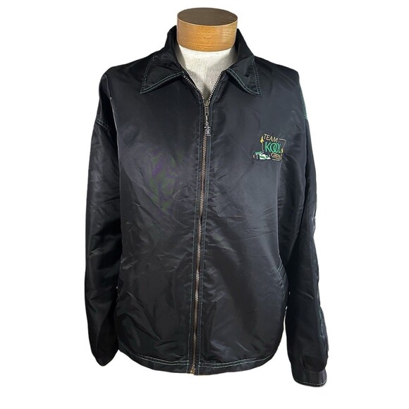 Vintage 90’s Kool Cigarettes Team Kool Green Embroidered Jacket - Picture 1 of 7